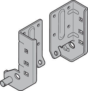 Aufsetzstück 67-5 links, RAL 9002