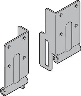 Aufsetzstück 67-4 rechts, verzinkt