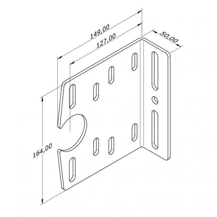 Lagerkonsole offen 127 mm - Tormeister24Lagerkonsole offen 127 mm
