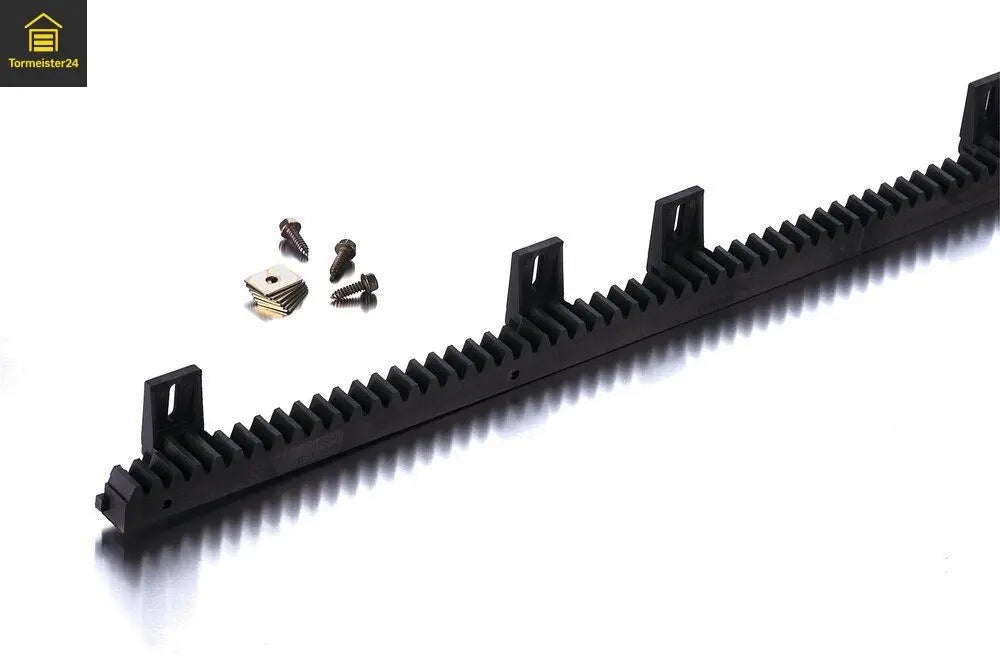 Kunststoff Zahnstange 1 m grün mit Stahlkern