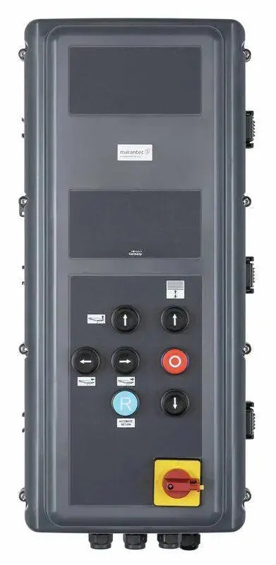 Vorschubsteuerungen für teleskopische Lippen im Vergleich mit 3-Tasten-Steuerung, 4-Tasten-Steuerung und Marantec RS 301 V an einer Überladebrücke