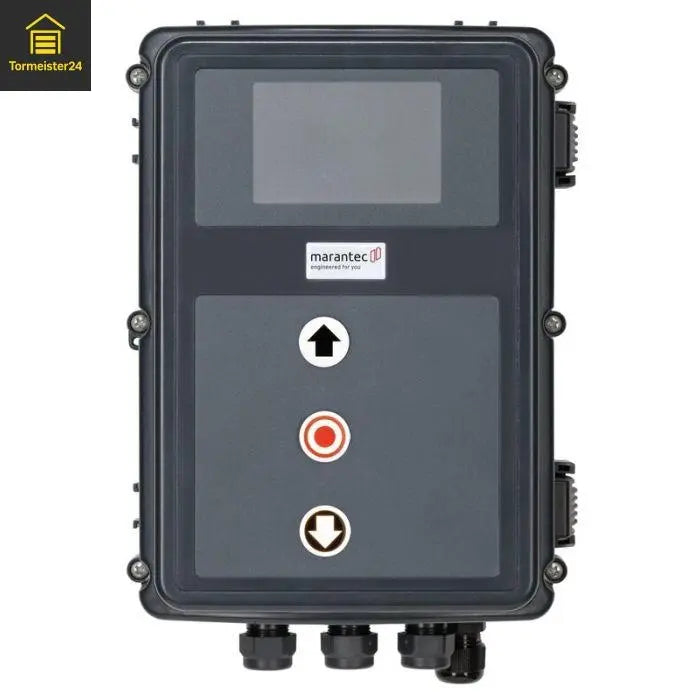 Wetterfestes Kunststoffgehäuse einer Marantec Wendelschützsteuerung