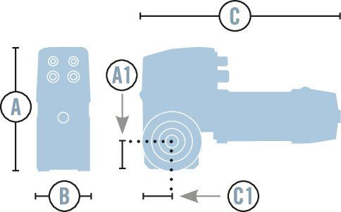 Marantec Set Sektionaltore bis 30 m², 400 V-AC Motor, 100 Nm, 24 min-1, AWG, mit Lastschützsteuerung CS 320