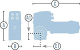 Marantec Set Sektionaltore bis 30 m², 400 V-AC Motor, 100 Nm, 24 min-1, AWG, mit Lastschützsteuerung CS 320