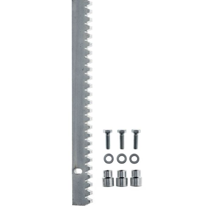 Marantec Zahnstange M4 1 m Zahnstange, Modul 4, aus Stahl, zum Verschrauben