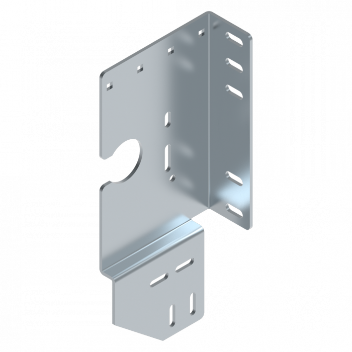 Seitenlagerkonsole offen 127 mm / Z15 Links