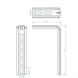 Abhängeprofil L=176 mm - Tormeister24Abhängeprofil L=176 mm
