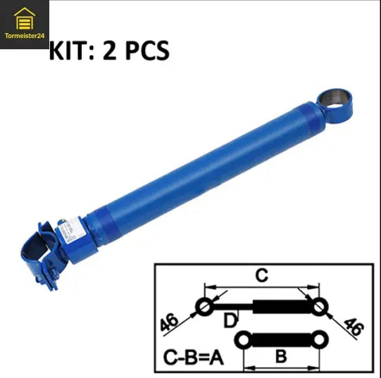 Crawford Hydraulikzylinder Überladebrücke Plateau 655 mm