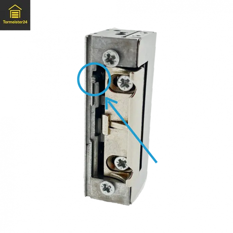 Elektrisches Türschloss 12–24 V NC inkl. Rückplatte – Fail-Safe Türöffner für Zugangssysteme Tormeister24 Codeschloss