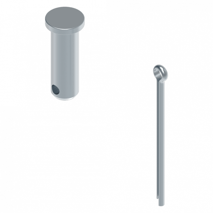 Gabelbolzen für Seilbefestigung Bodenkonsole Schweighöfer Tore