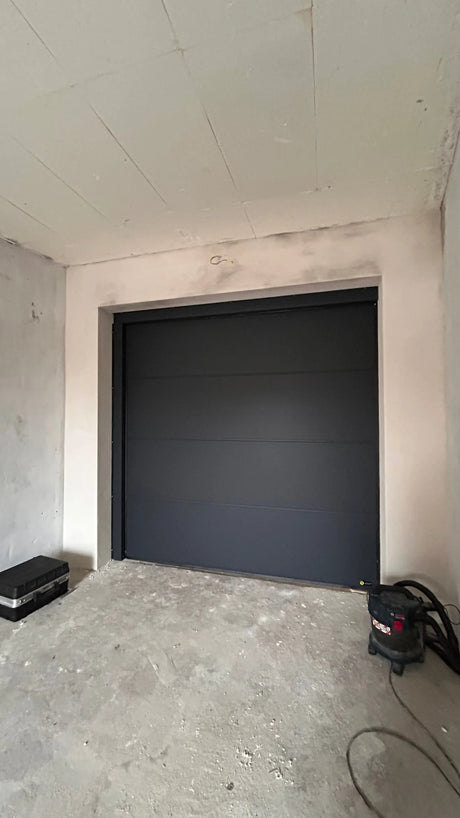 Garagentor Design-Line Antra RAL 7016 Anthrazitgrau | Premium-Sektionaltor inkl. Antrieb TS100, 2 Handsender & Wandschalter Tormeister24 Garagentor