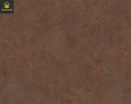 Detailstruktur des Garagentors in Corten-Optik – rostähnliche Oberfläche.