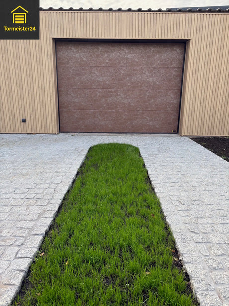 Garagentor Cortenstahl Optik 2500 x 2125 mm 