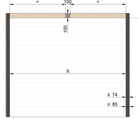 Sektionaltor Stucco Colore RAL 5010 Enzianblau mit Garagentorantrieb - Hochwertiges Garagentor - Tormeister24Sektionaltor Stucco Colore RAL 5010 Enzianblau mit Garagentorantrieb - Hochwertiges Garagentor