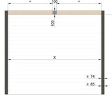 Zeichnung Laufschiene und Anschläge