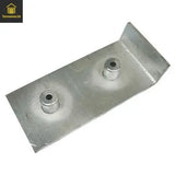 Grundplatte mit Winkel für Anfahrpuffer 500x250x140 mm