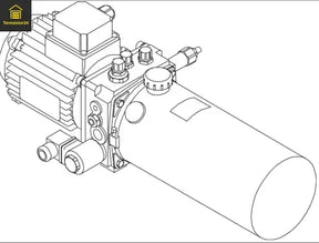 Hörmann hydraulische Einheit für HLT Überladebrücke
