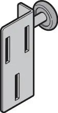 Rollenhalter RH030, links, verzinkt