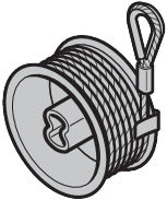 Seiltrommel, Beschlag N, L, bis Torhöhe = 2250 mm, links
