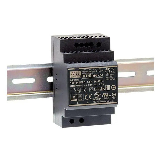 Marantec Netzteil 24 V-DC/2,5 A mit 2 Ausgängen, Hutschienen-Montage Marantec