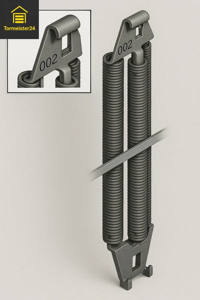 Original Hörmann Zugfedern | Schwingtore Federpaket 3-fach | N80 / F80 / EcoStar / Schlupftürtor Tormeister24 Garagentor