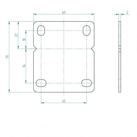 Paneelverbindung Industrie verzinkter Stahl