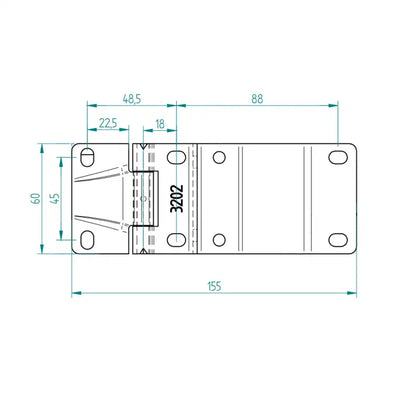Seitenscharnier Traditionell ST3/ST7/T40/ST3E