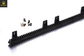 Kunststoff Zahnstange 1 m grün mit Stahlkern