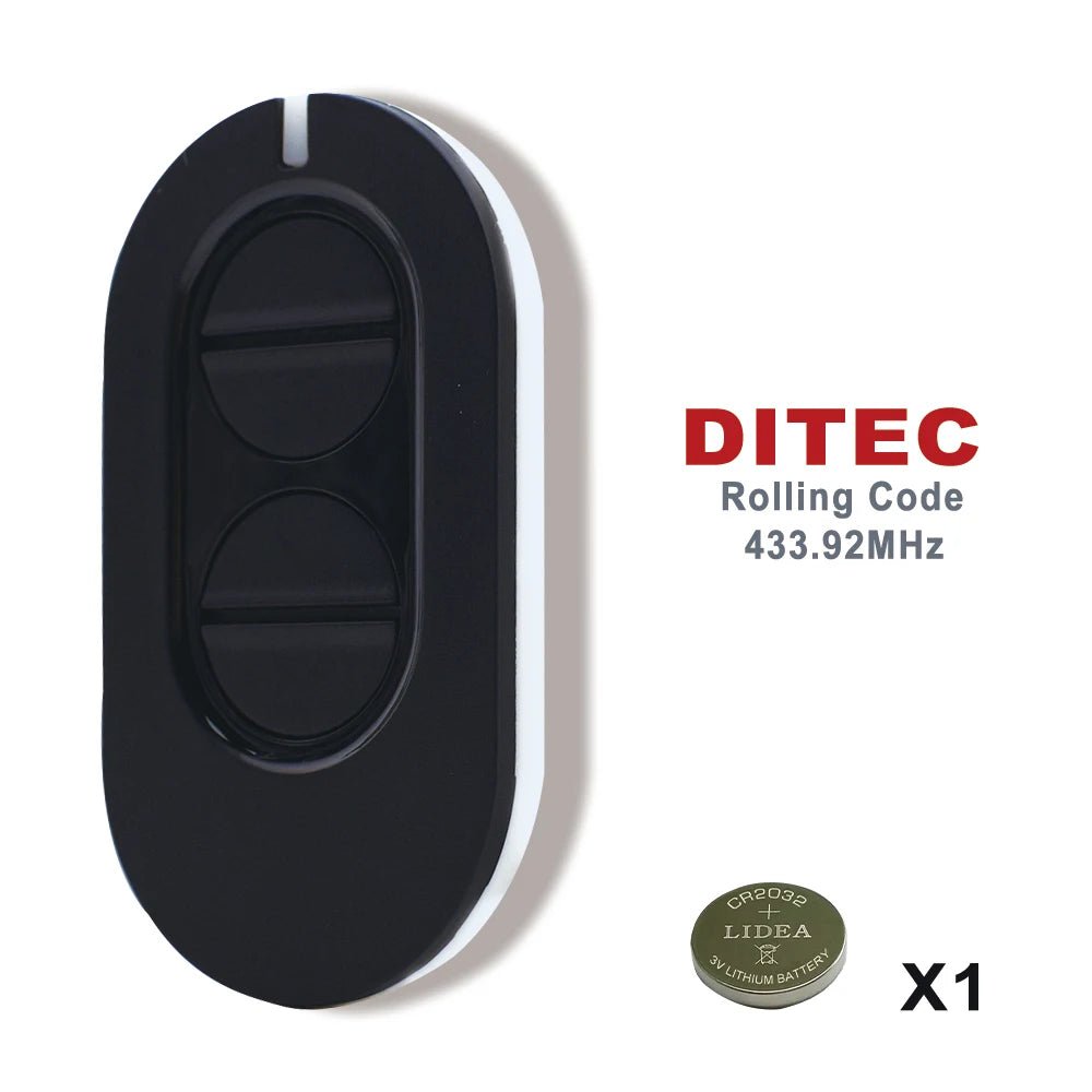 DITEC Entrematic 433MHz Rolling Code Garagentor Fernbedienung - Gol4 BIXLG4 BIXLP2 BIXLS2 ZEN 2 ZEN4 ZEN2W ZEN4W für Schiebetore - Tormeister24DITEC Entrematic 433MHz Rolling Code Garagentor Fernbedienung - Gol4 BIXLG4 BIXLP2 BIXLS2 ZEN 2 ZEN4 ZEN2W ZEN4W für Schiebetore