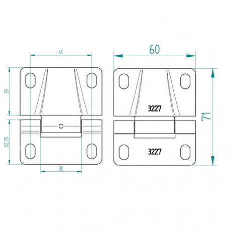 Mittelscharnier Fingerschutz ST9V - Tormeister24Mittelscharnier Fingerschutz ST9V